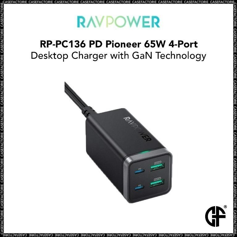 RAVPower PD Pioneer 65W 4-Port Desktop Review - Switch Chargers
