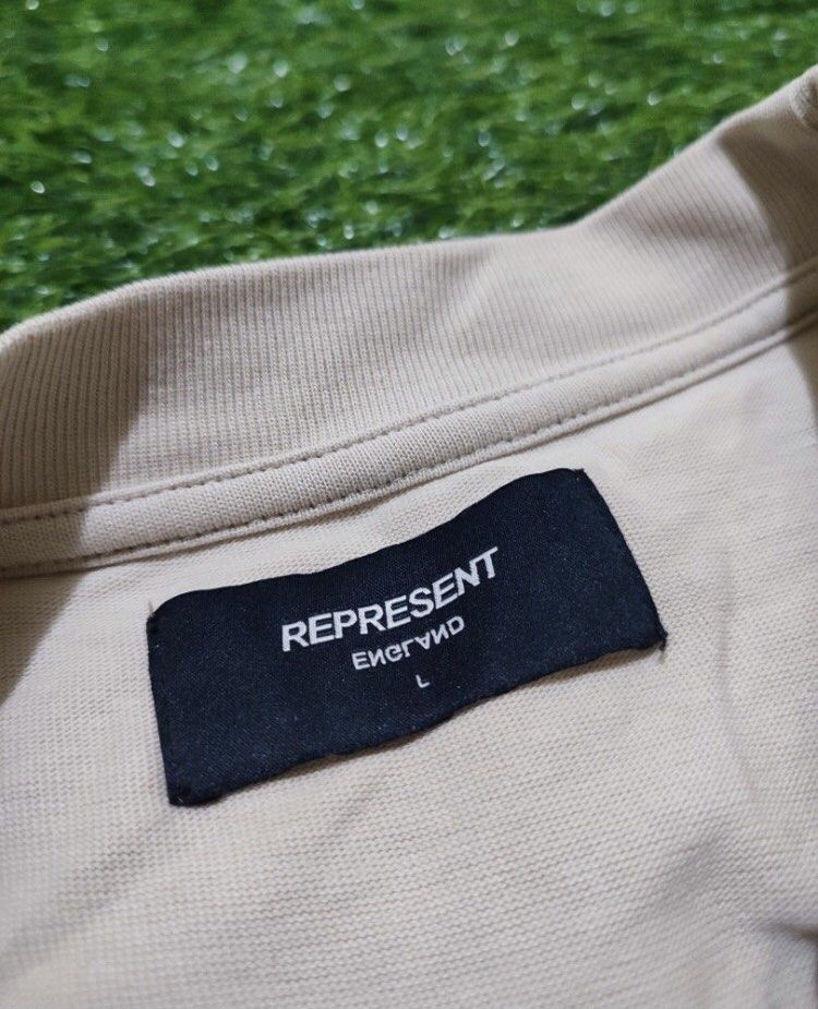 Represent Hellraiser T-Shirt (Category: Tshirts & Polo Shirts ) located in Quezon City. Submitted by cannadr3w (Listing ID 1231011642, Image 3). Description: FOR SALE‼️ Represent Hellraiser T-Shirt Excellent used condition Large on tag W23 x L31 No inclusion. AUTO PASS sa BURAOT‼️ Kamuning, QC.
