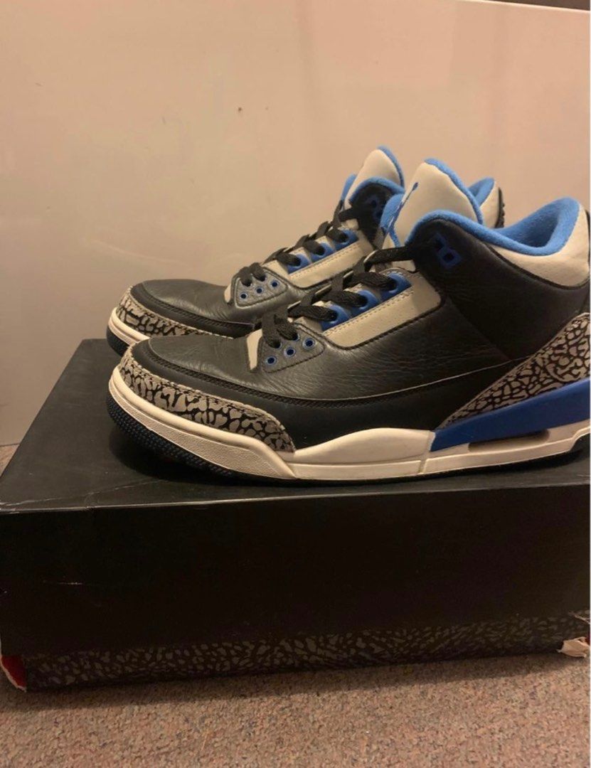 Jordan 3s sale sport blue