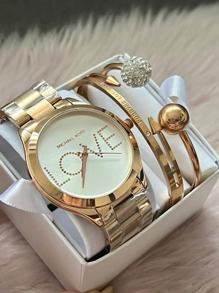 Mk watch set sales