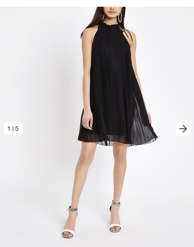 River island black swing dress 2025