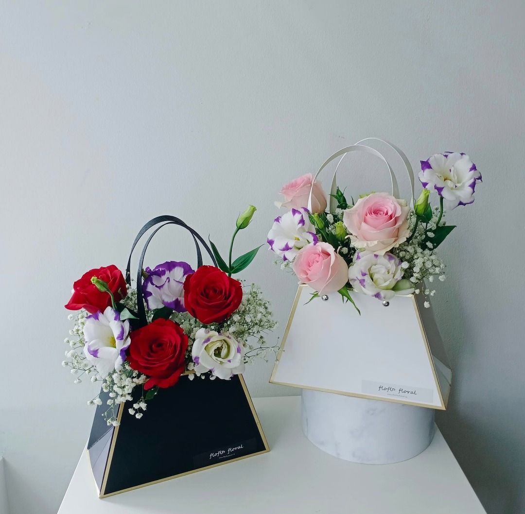 Rose Box Bag, Hobbies & Toys, Stationery & Craft, Flowers & Bouquets on