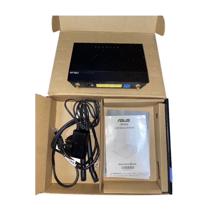 ASUS RT-N12 3-in-1 Router Wireless, Computers & Tech, Parts ...