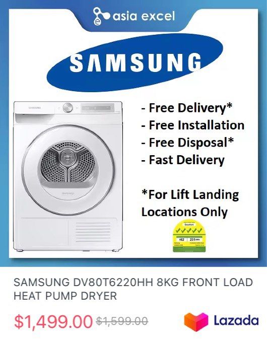 Samsung dryer, still within warranty period!, TV & Home Appliances, Washing Machines and Dryers