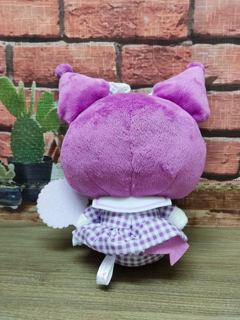 Sanrio Kuromi Plaid Dress plush, Hobbies & Toys, Toys & Games on Carousell