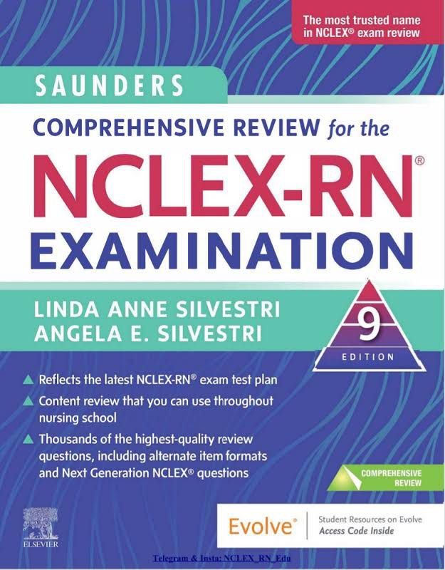 SAUNDERS NCLEX RN 9TH EDITION SOFTCOPY (Category: Textbooks) located in Makati City. Submitted by preloveddetc (Listing ID 1231023213, Image 1). Description: SOFT COPY ONLY - COMPLETE MOP: gcash will be sent via email.