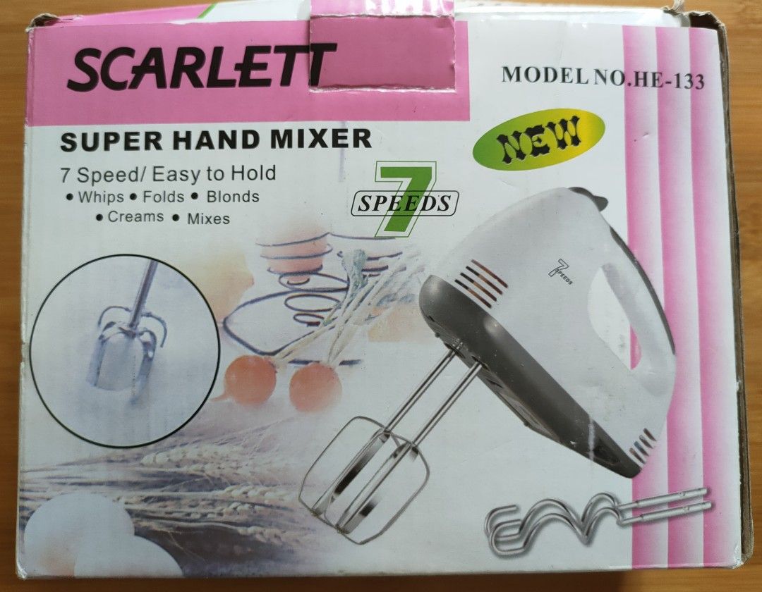 Scarlett Super Hand mixer, TV & Home Appliances, Kitchen Appliances