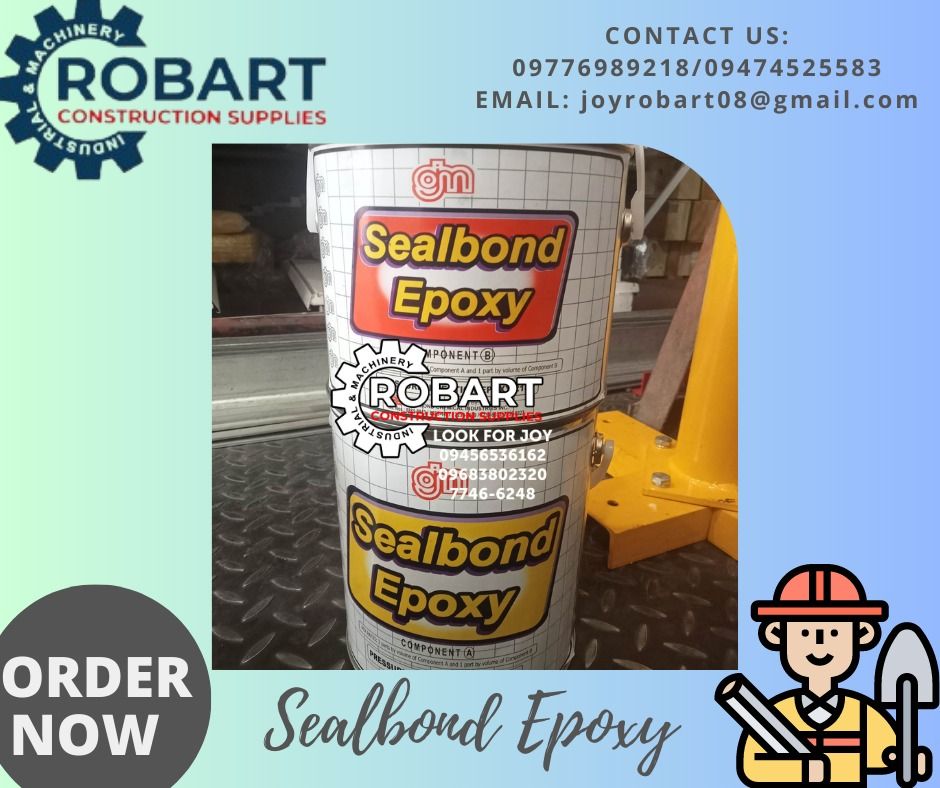 SEALBOND EPOXY, Commercial & Industrial, Construction Tools & Equipment on Carousell