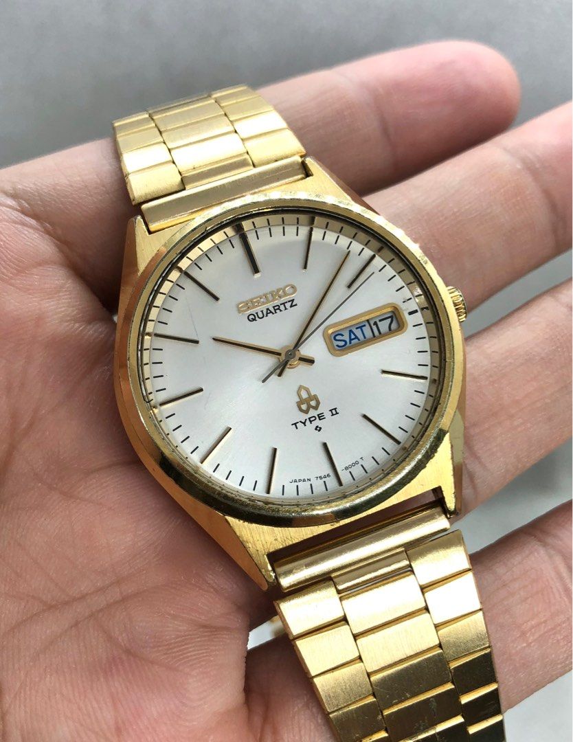 Seiko quartz hot sale s2 gold
