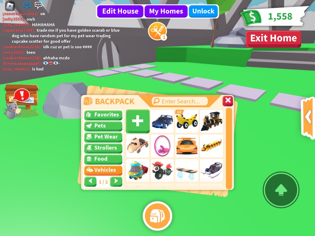 Selling adopt me stuff, Video Gaming, Gaming Accessories, InGame