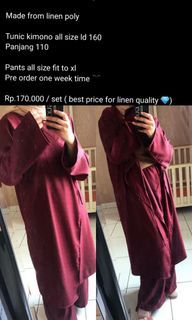 Set kimono merk aniaki