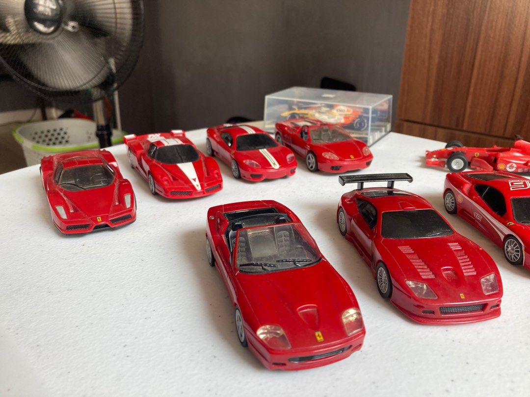 Shell Ferrari (Category: Vehicle & Diecast Models) located in Paranaque City. Submitted by asap_logang (Listing ID 1230957761, Image 3). Description: Selling my childhood collection of Shell Ferrari’s. Selling the whole set including a free Renault ING F1 Car. 13 Ferrari’s and 1 Renault. 14 total items. Package deal I wont sell 1 piece buy all dapat. Feel free to message me about the price. Payment via GCASH or bank transfer. Preferably vis GCASH