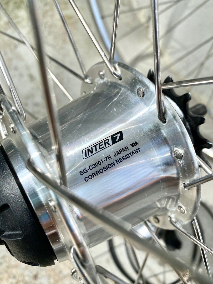 700c internal gear wheelset top