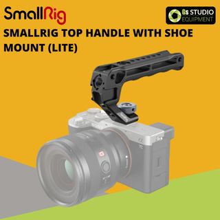 SmallRig Top Handle Cheese Handle Grip with Cold Shoe Base for Digital DSLR  Camera Monitor LED Light Microphone Shoe Mount Accessories - 1638