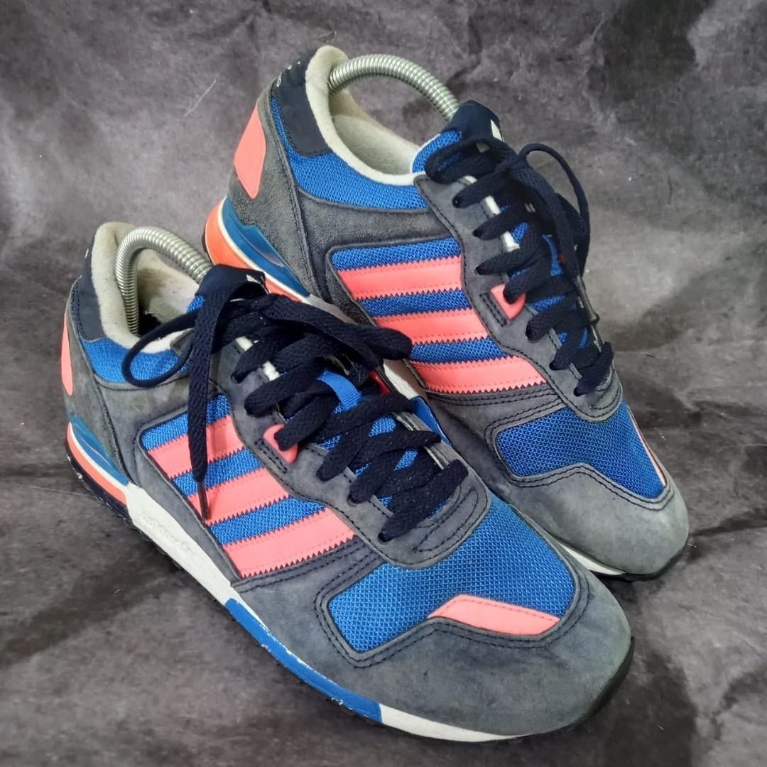 Sneakers adidas zx 700 blue merk adidas size 41,5, Fesyen Pria, Sepatu ,  Sneakers di Carousell