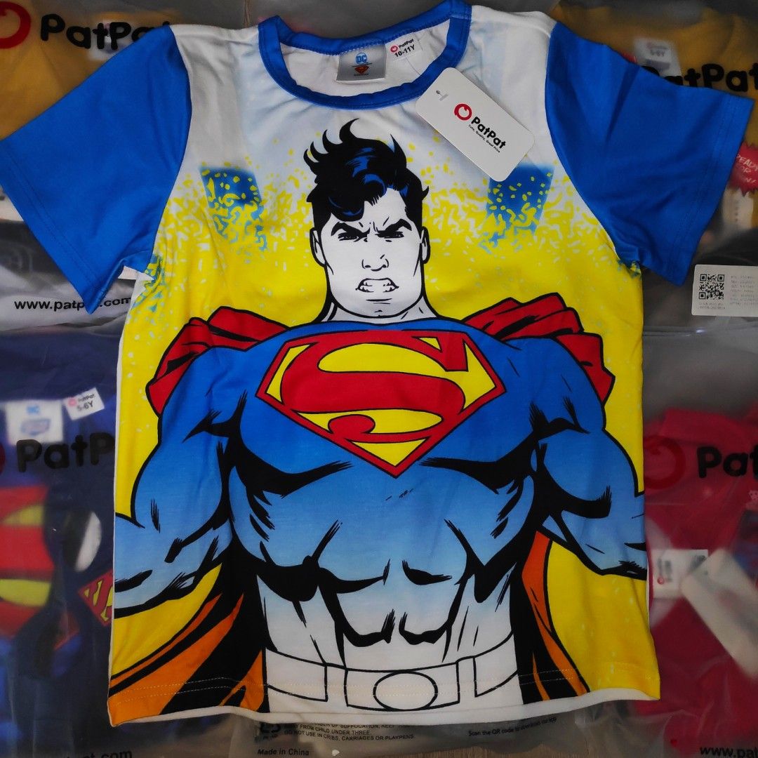 Superman Shirt Kids OOTD Patpat Babies Kids Babies Kids