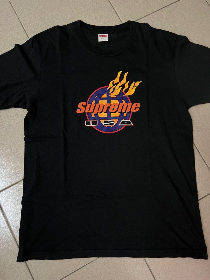 Supreme fire tee sale