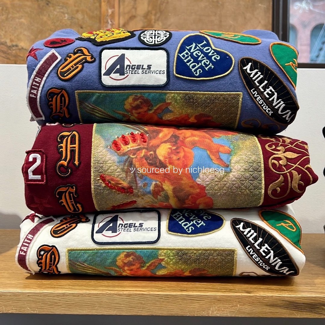 Supreme patches hoodie outlet