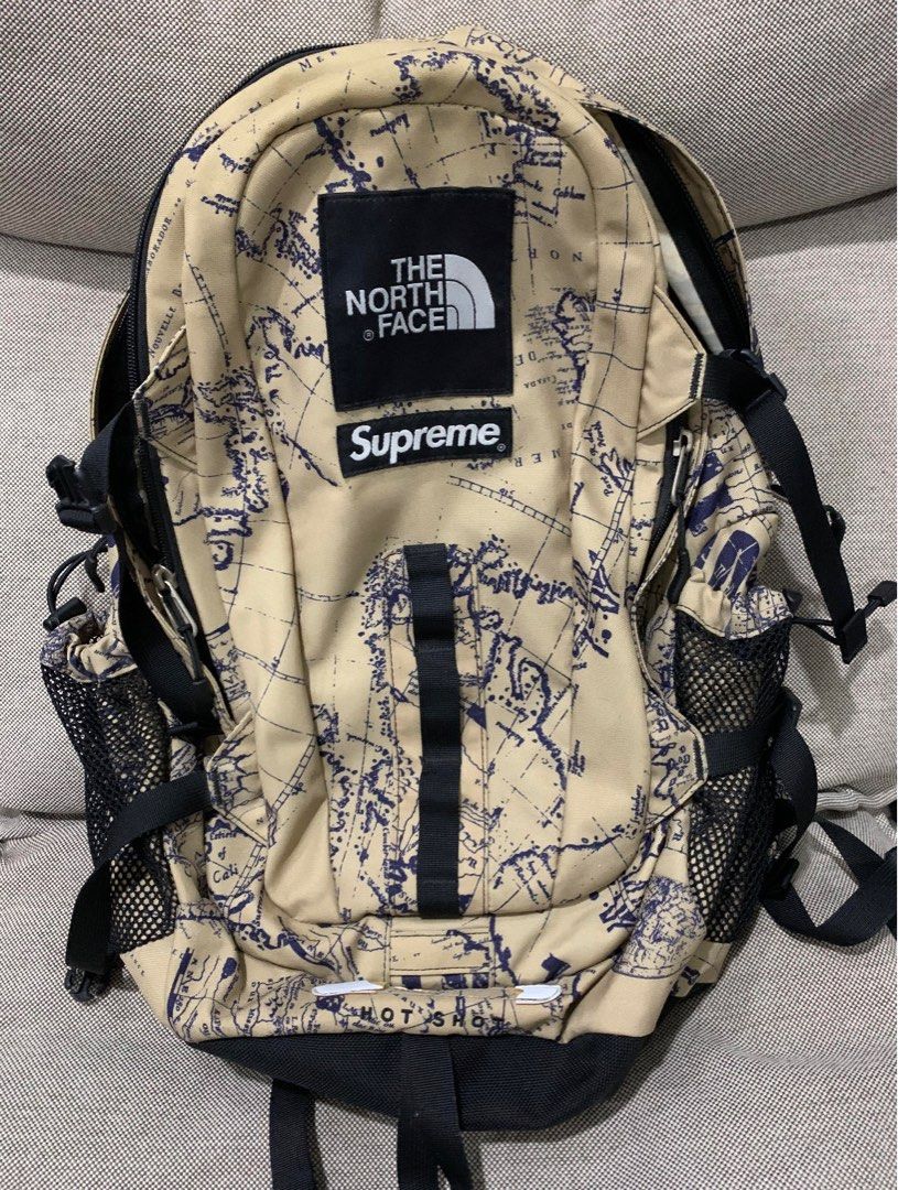 Supreme◇リュック/ナイロン/BEG/総柄/12SS/Hot Shot Backpack ...