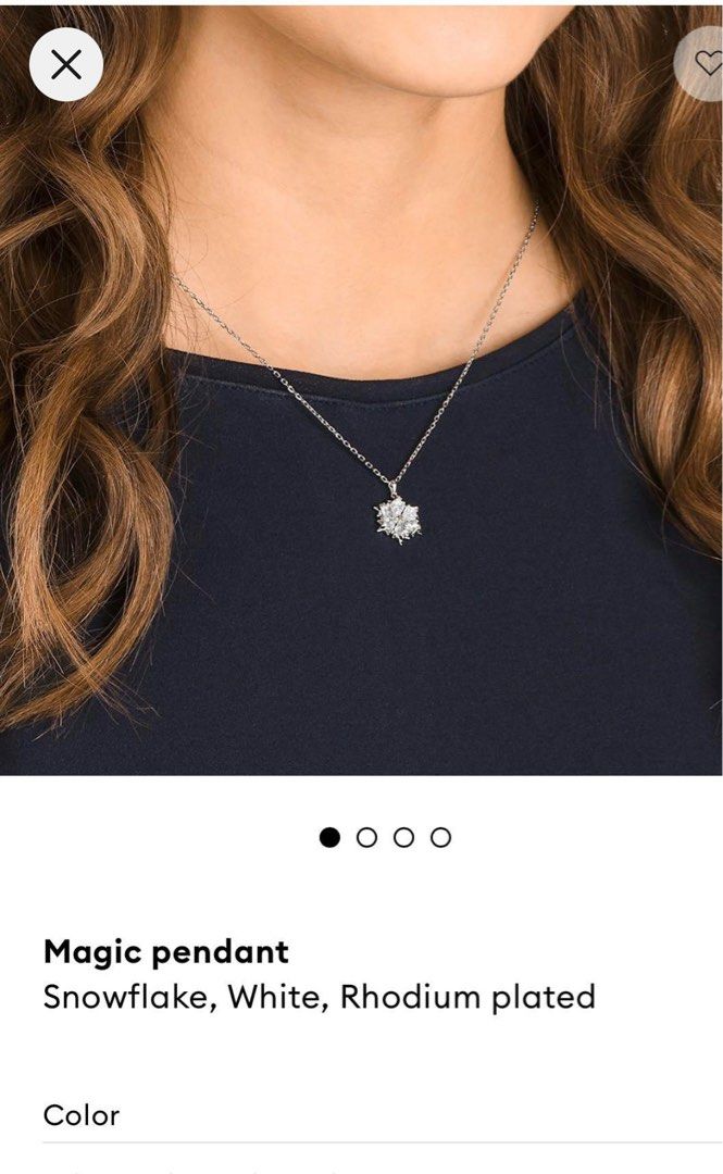 Swarovski Magic Pendant Snowflake Women s Fashion Jewelry