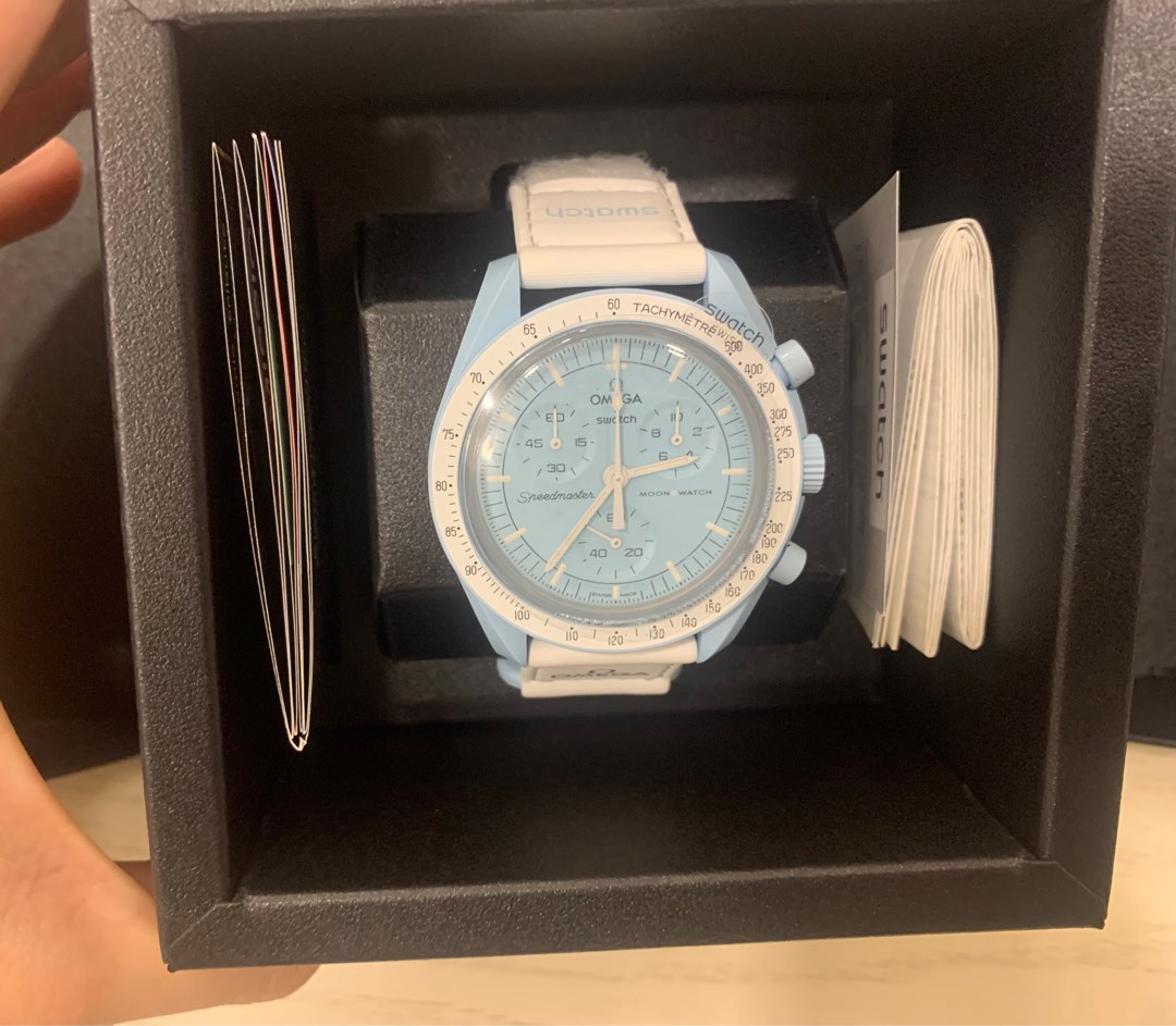 Swatch Omega Watch, Luxury, Watches on Carousell