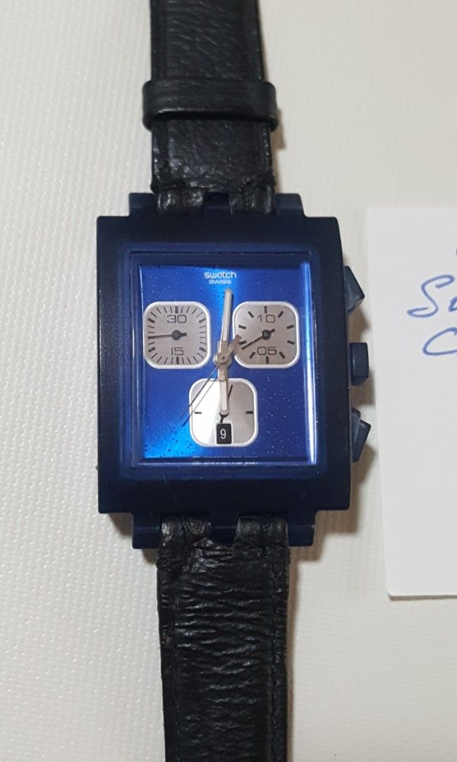 Swatch clearance rectangular watch