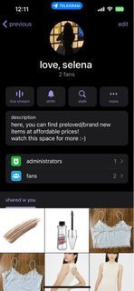 Telegram Channel for Clothes, Skincare, Makeup