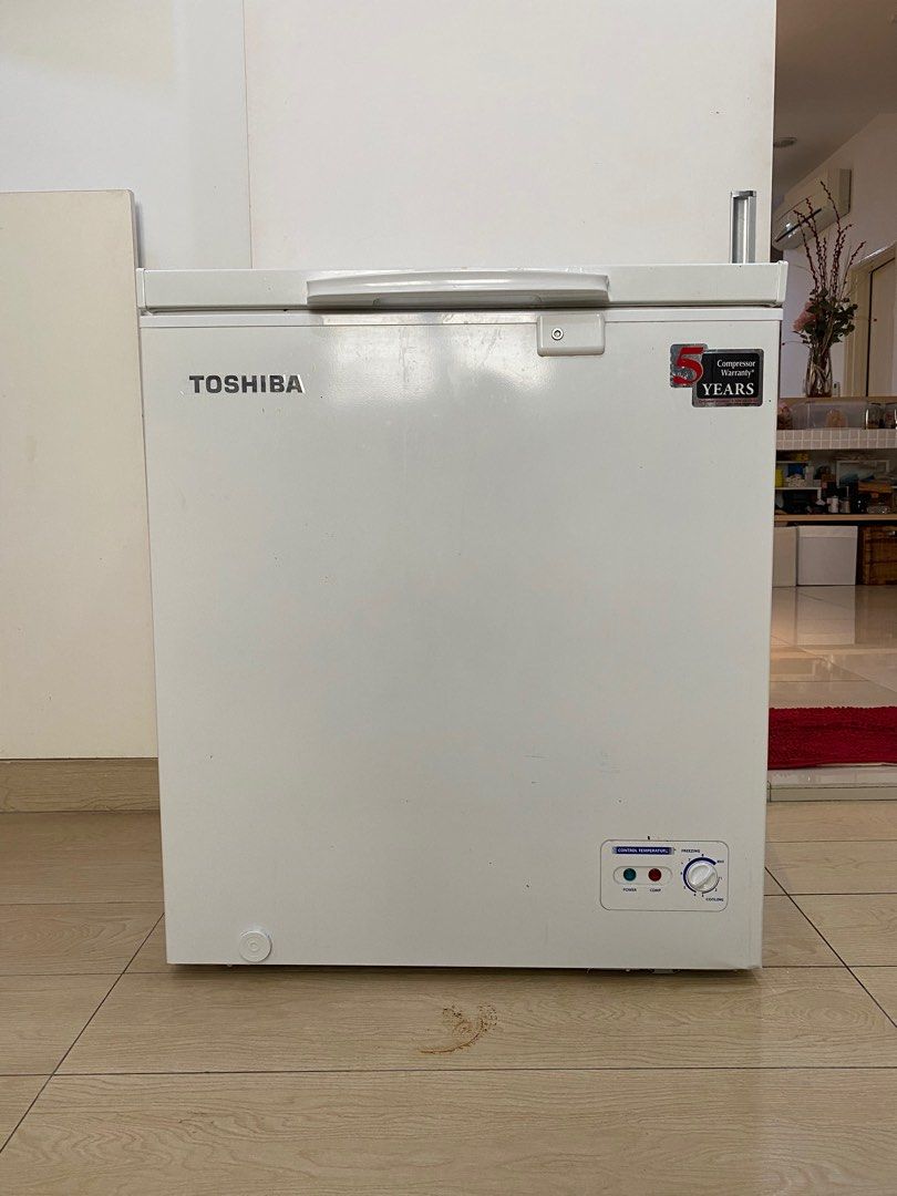 Toshiba freezer shop 142l