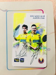 Touch N Go  Limited Edition Badminton Soh woo yik aaron chia