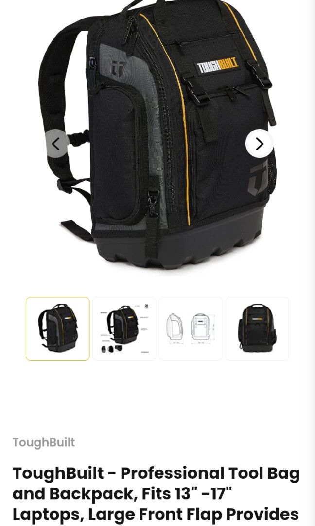 TOUGHBUILT HEAVY DUTY, Men's Fashion, Bags, Backpacks on Carousell