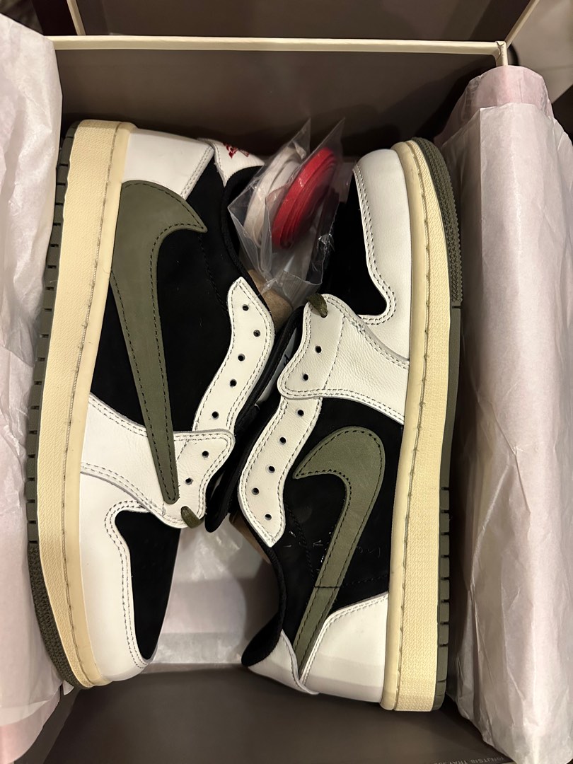 travis scott jordan ss tee olive