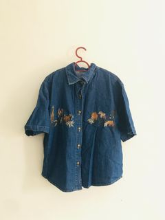 Tshirt Jeans embroidery