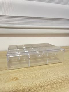 Two Layer Clear Jewelry Storage Box / Organizer