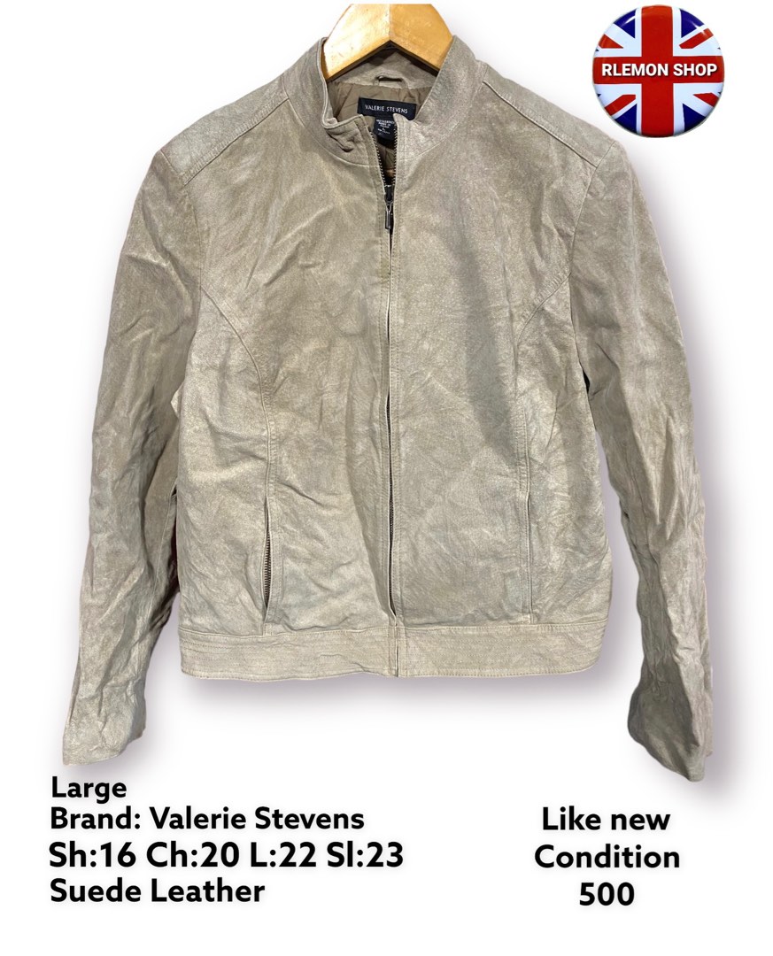 Valerie stevens leather jacket new top