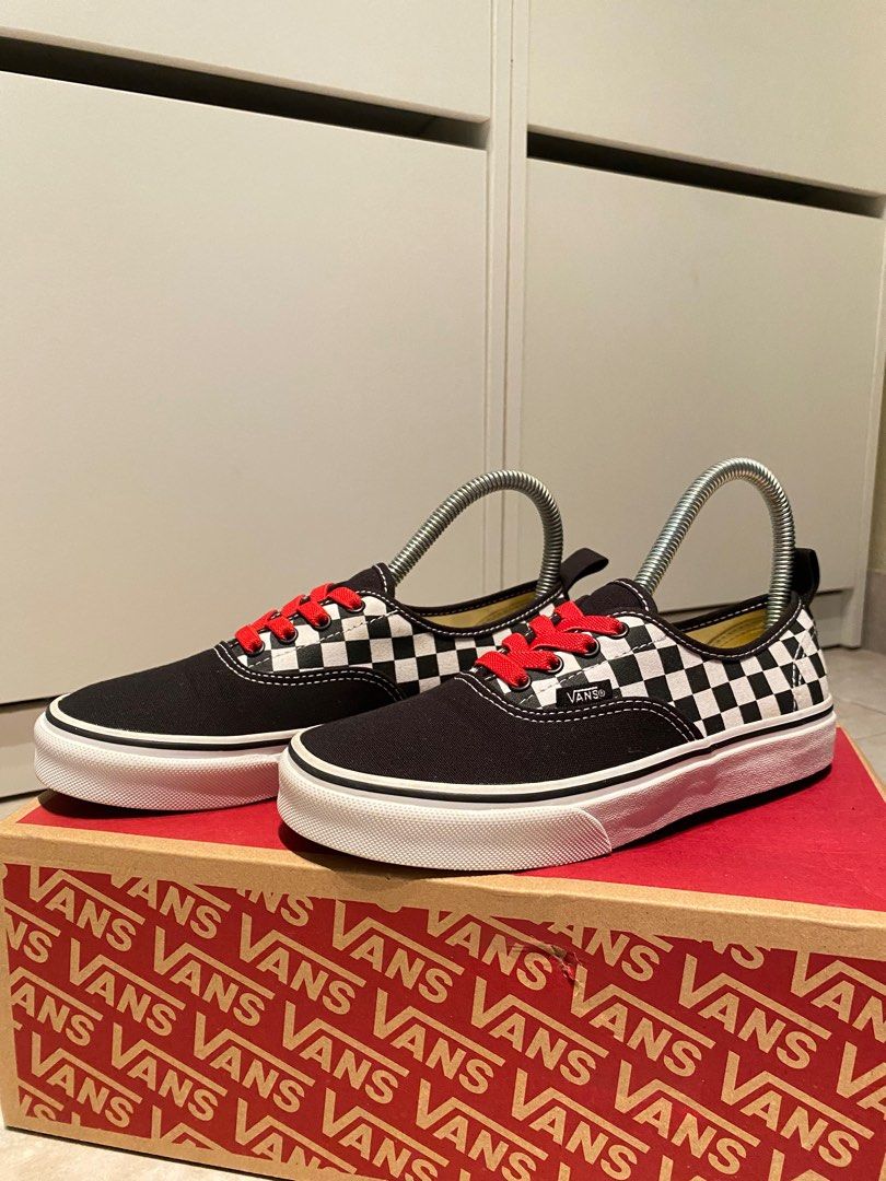 Kids checkerboard authentic elastic lace on sale