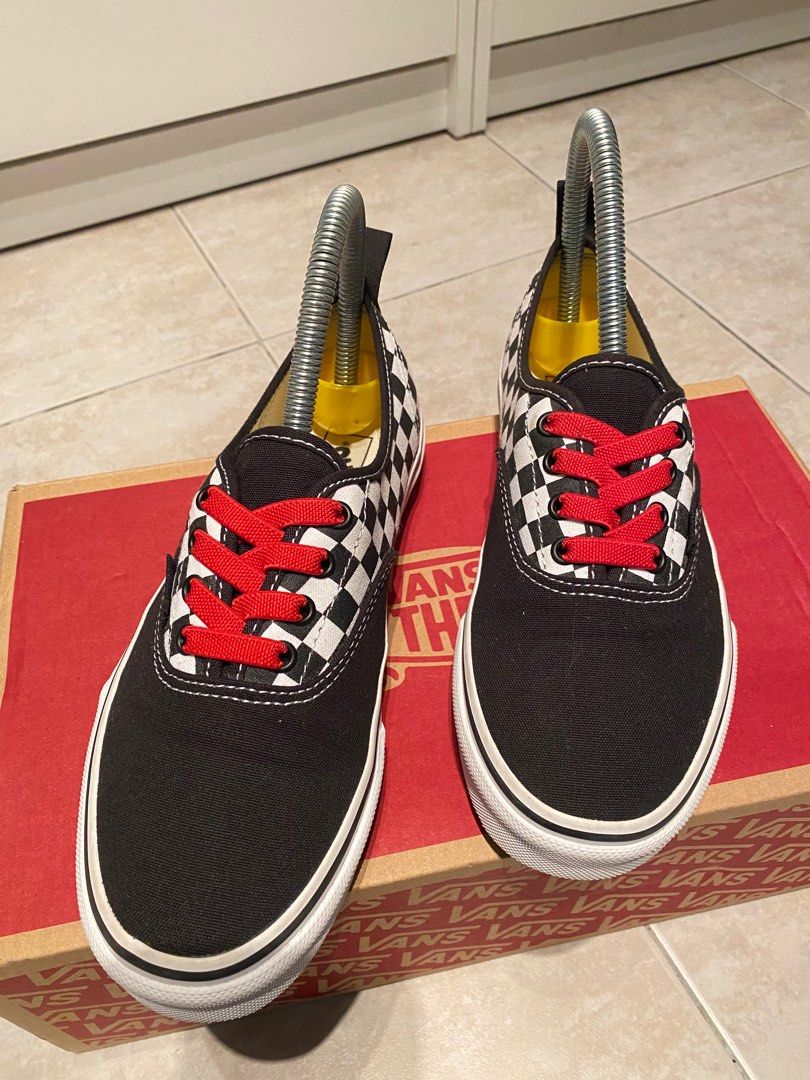 Vans Checkerboard Elastic Lace Kids Babies Kids Babies Kids