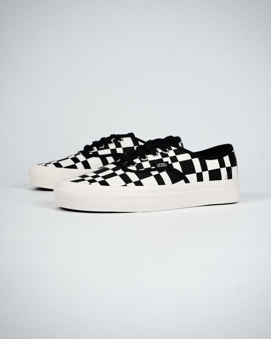 Woven store check authentic