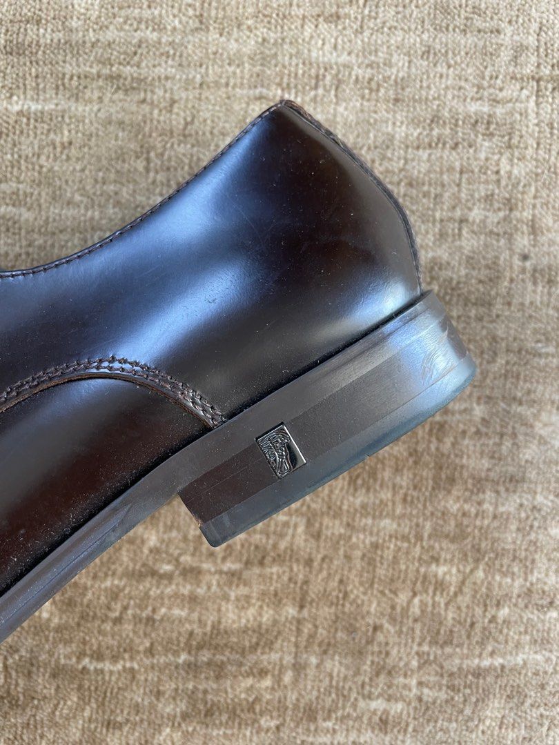 Versace men dress shoes size 43, Men's Fashion, Footwear, Dress Shoes
