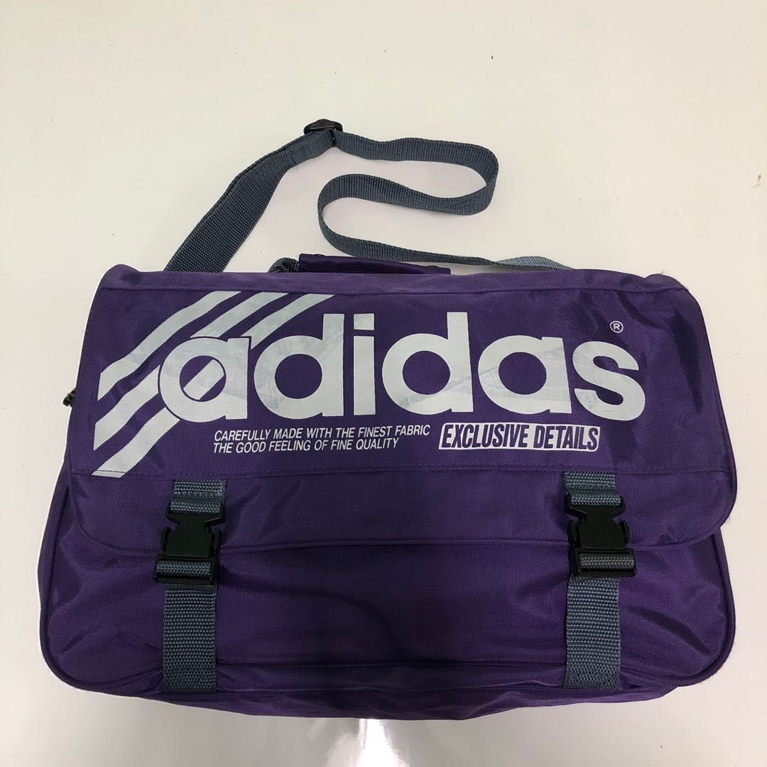 Purple adidas outlet messenger bag