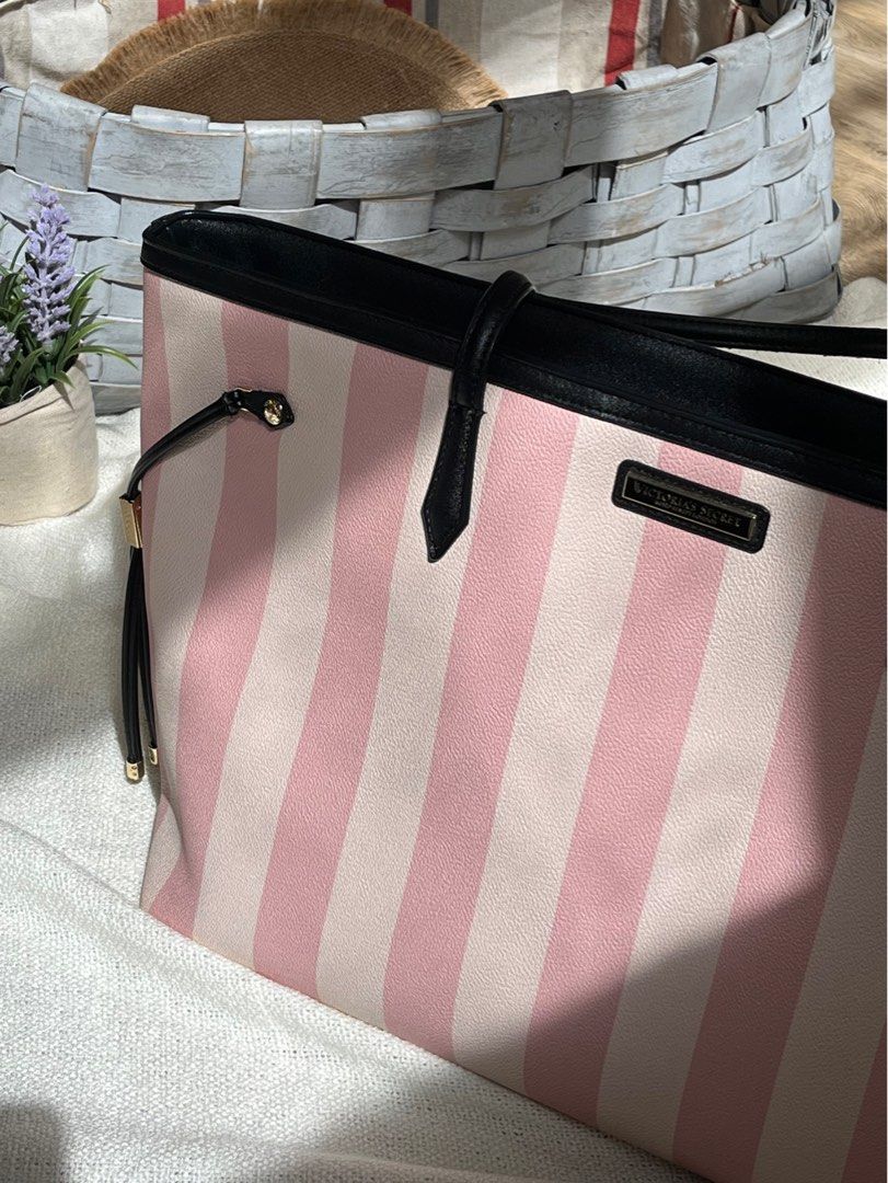 Victoria's secret online striped tote
