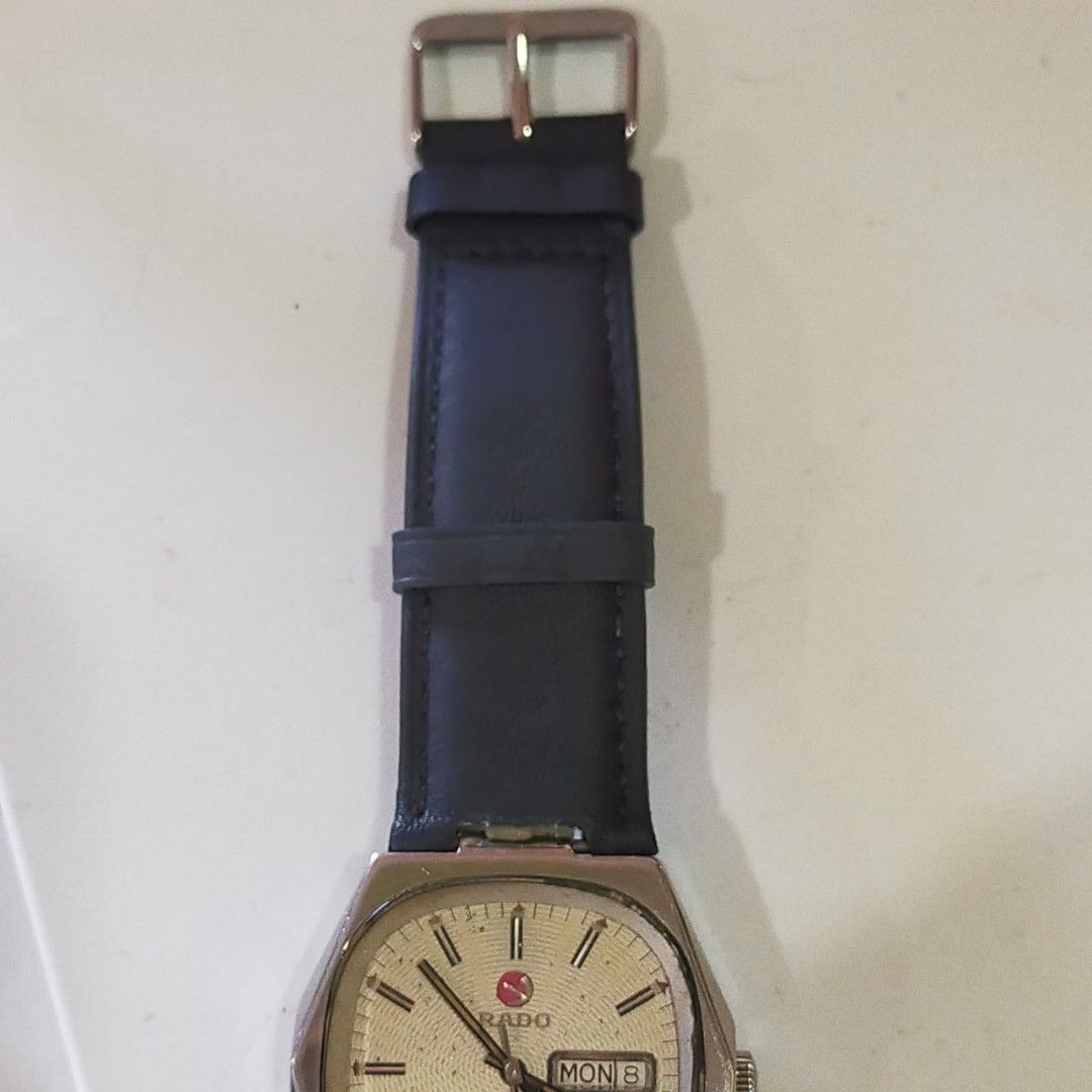 Rado leather watch price sale