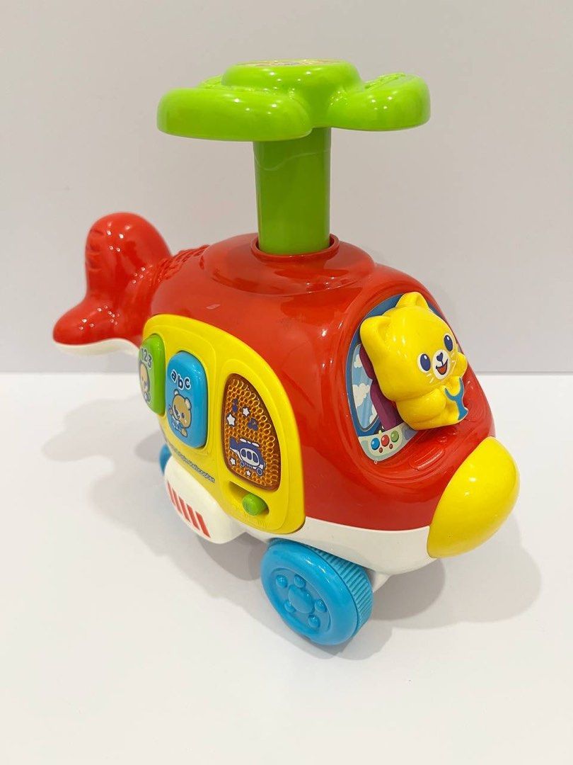 Vtech push and spin helicopter, Hobbies & Toys, Toys & Games on Carousell