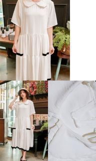 White korean Dress
