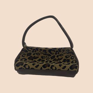 Y2K Cheetah Baguette Bag