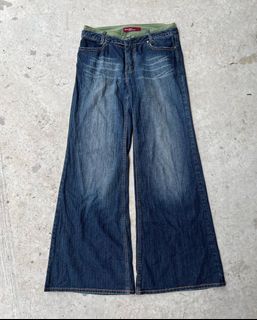 Y2K Wide faded jeans