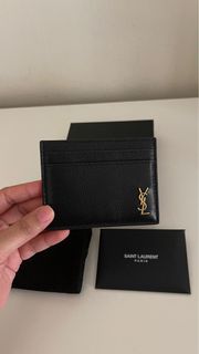 YSL Saint Laurent Card Holder Black