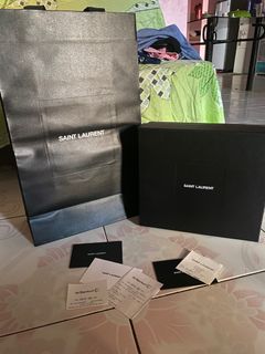 YSL box and dust bag
