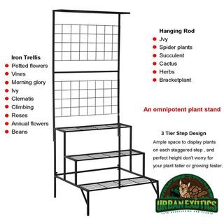3-layer European-style Metal Plant Stand Rack
