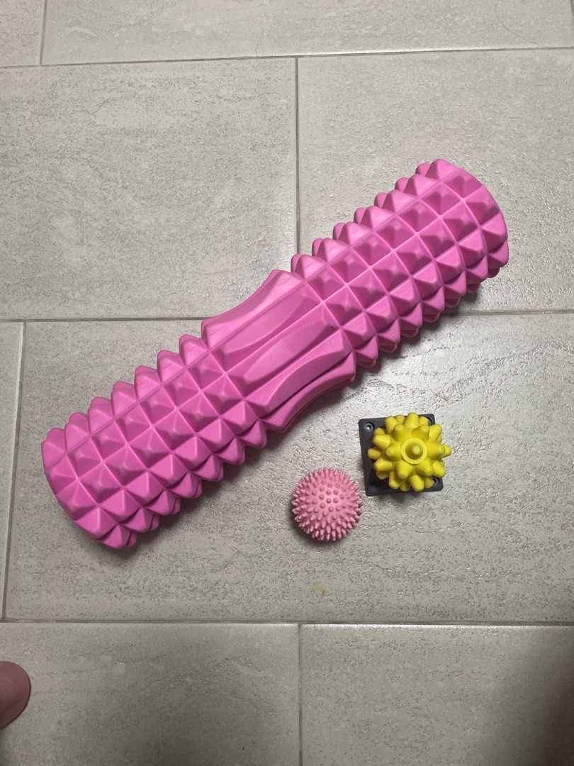 45cm foam roller massage muscle fitness gym, Sports Equipment, Exercise