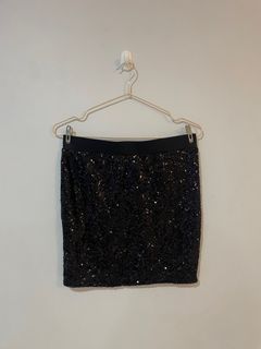 6ixty 8ight Sequined Skirt M